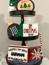 Load image into Gallery viewer, Christmas Tier Tray set (painted)
