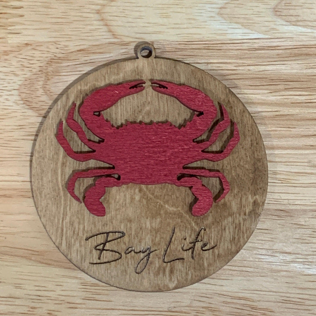 Bay life oval ornament