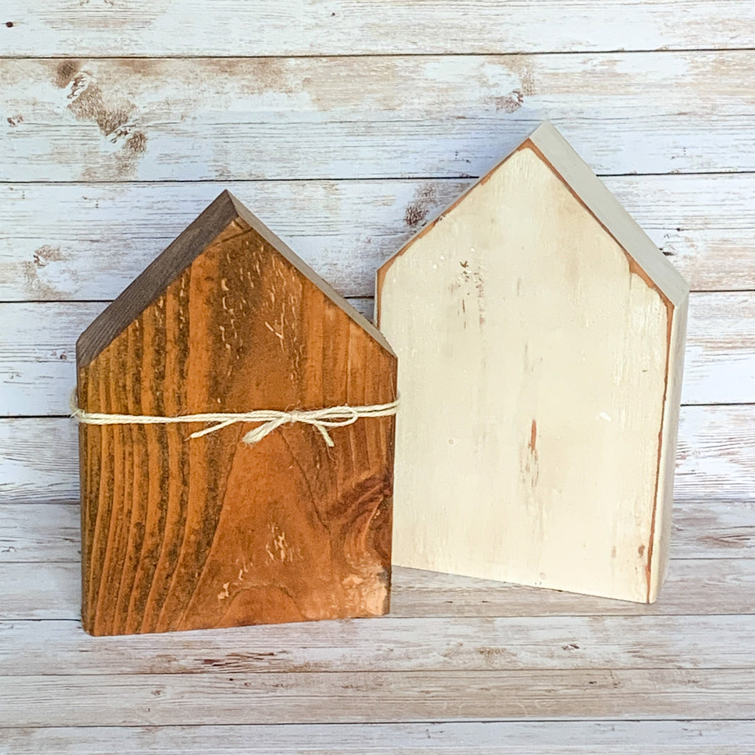 Rustic wooden houses