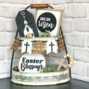 Easter Blessings tier tray pieces OR set (tray display only)