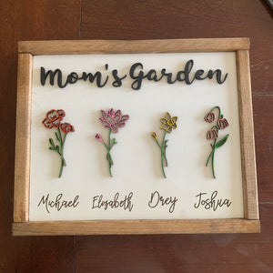 Mom or Grandma’s Flower Garden Sign